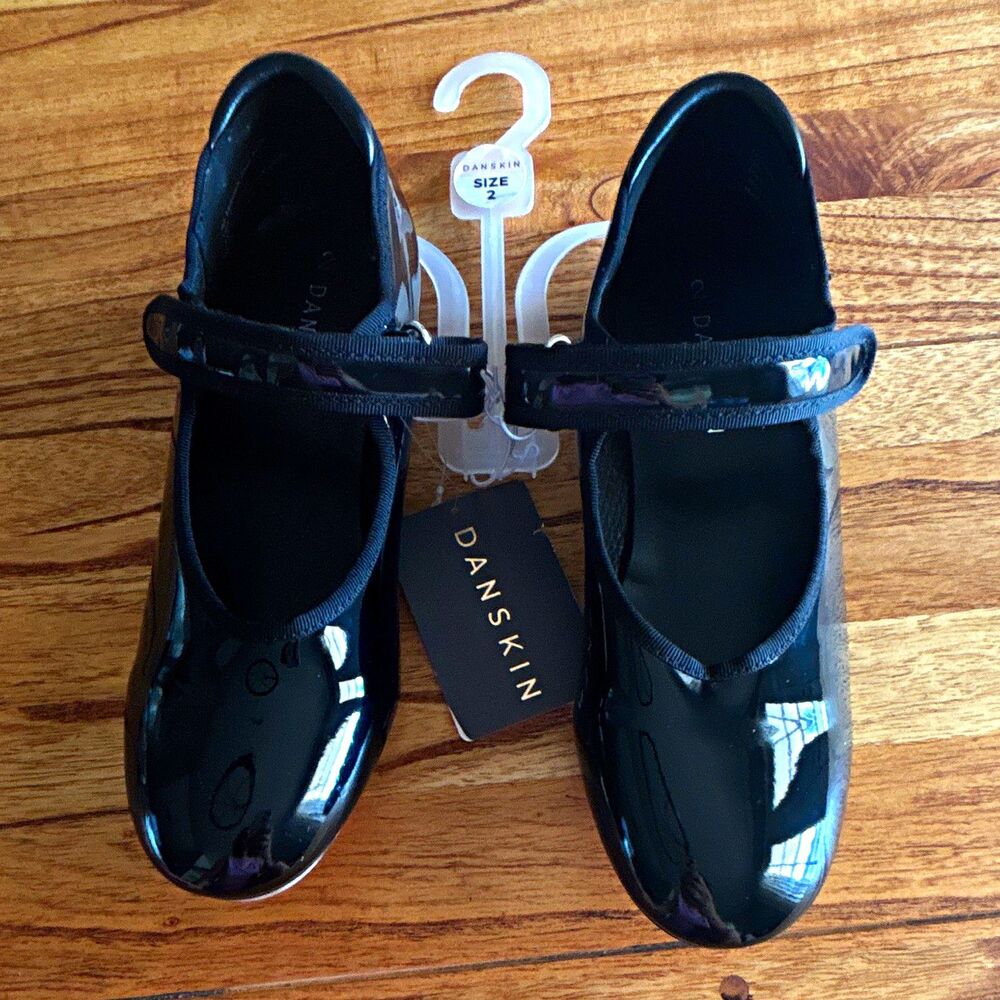 Danskin Black Tap Shoes Unisex Size 2